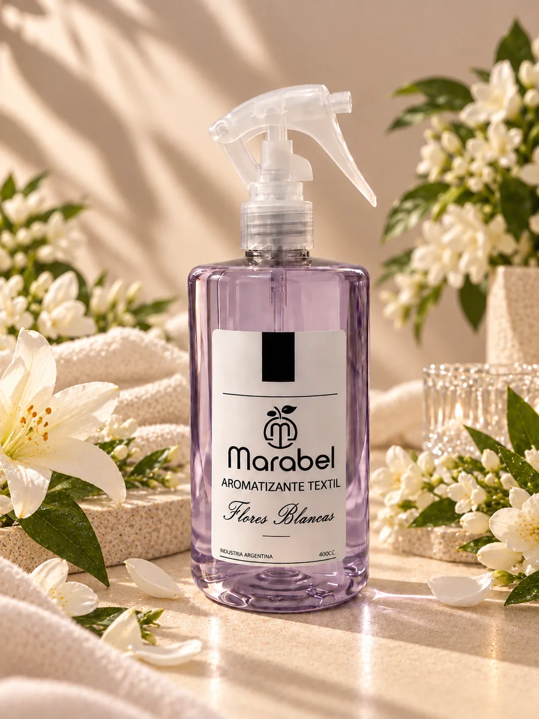 Aromatizante Textil Flores Blancas